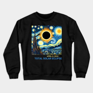 Total Solar Eclipse 2024 Crewneck Sweatshirt